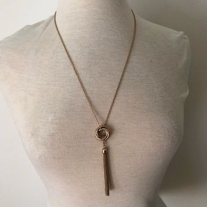 BR rose gold toned necklace